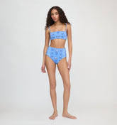 The Juno Bikini Set - Blue Arcadia Border