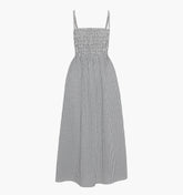The Larissa Nap Dress - Black/Sand Gingham