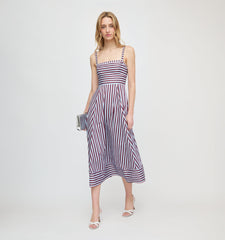 The Margot Dress - Firecracker Stripe