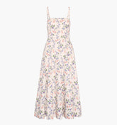 The Margot Dress - Pink Scallop Bow Chintz