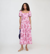 The Matilda Dress - Pink Delft Bouquet