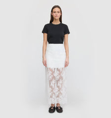 The Olympia Skirt - White Magnolia Lace