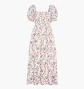 The Scarlett Nap Dress - Pink Scallop Bow Chintz