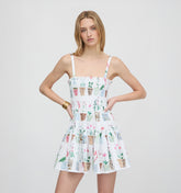 The Seraphina Mini Nap Dress - Flower Pots