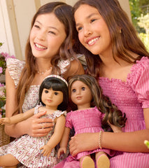 The American Girl® x Hill House Tiny Athena Nap Dress - Addy's Historical Print