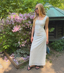 The Coraline Dress - White Stretch Lace