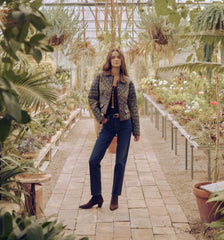 The Dax Jacket - Olive Equestrian Scarf