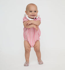 The Baby Nova Bubble - Pansy Stripe Pink