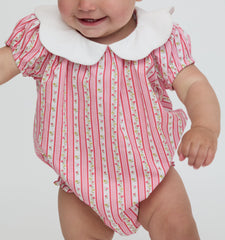 The Baby Nova Bubble - Pansy Stripe Pink