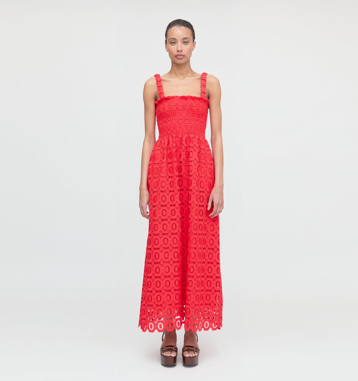 The Anjuli Nap Dress - Poppy Lace