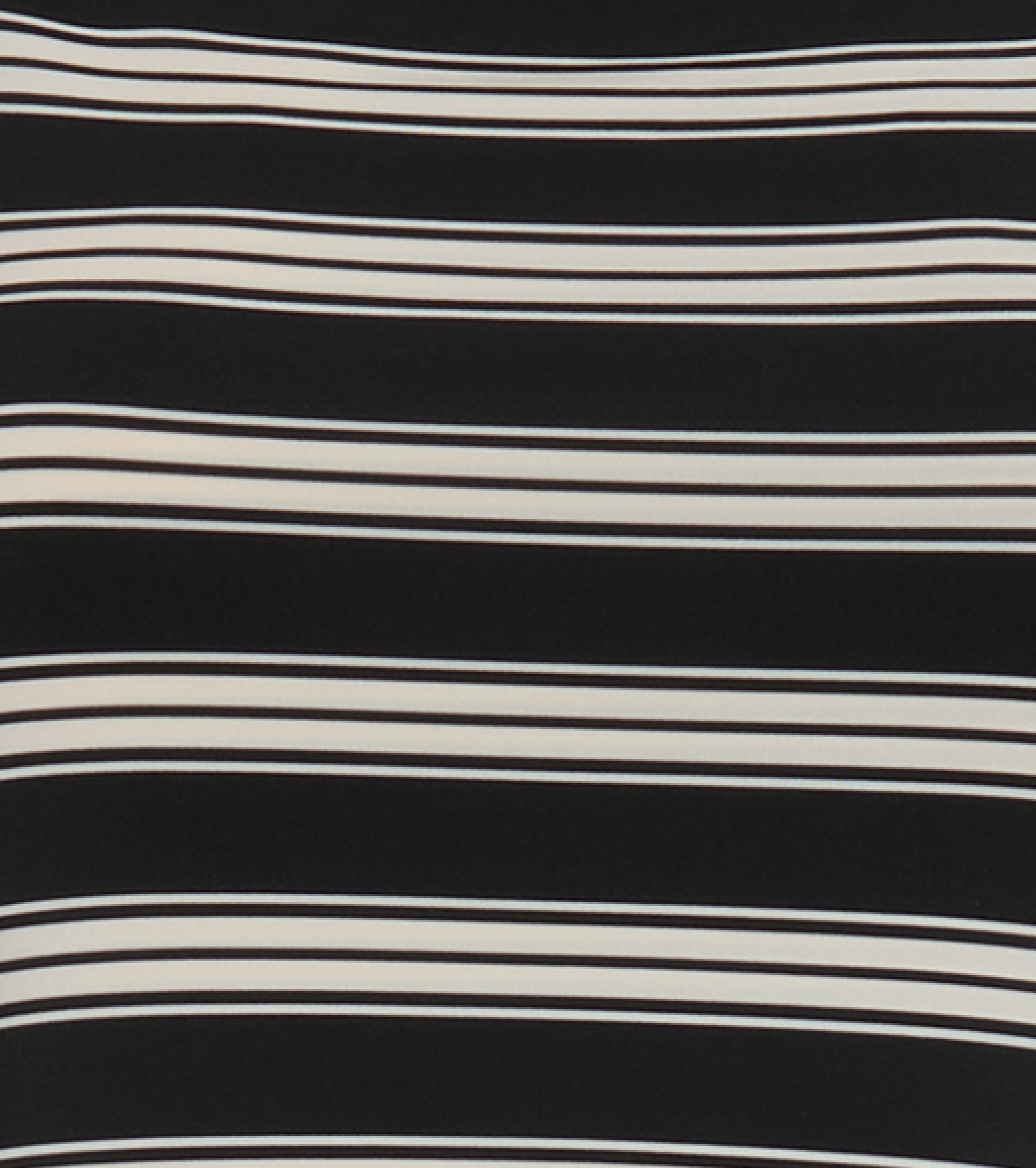 The Jayne Dress - Black/Ivory Stripe