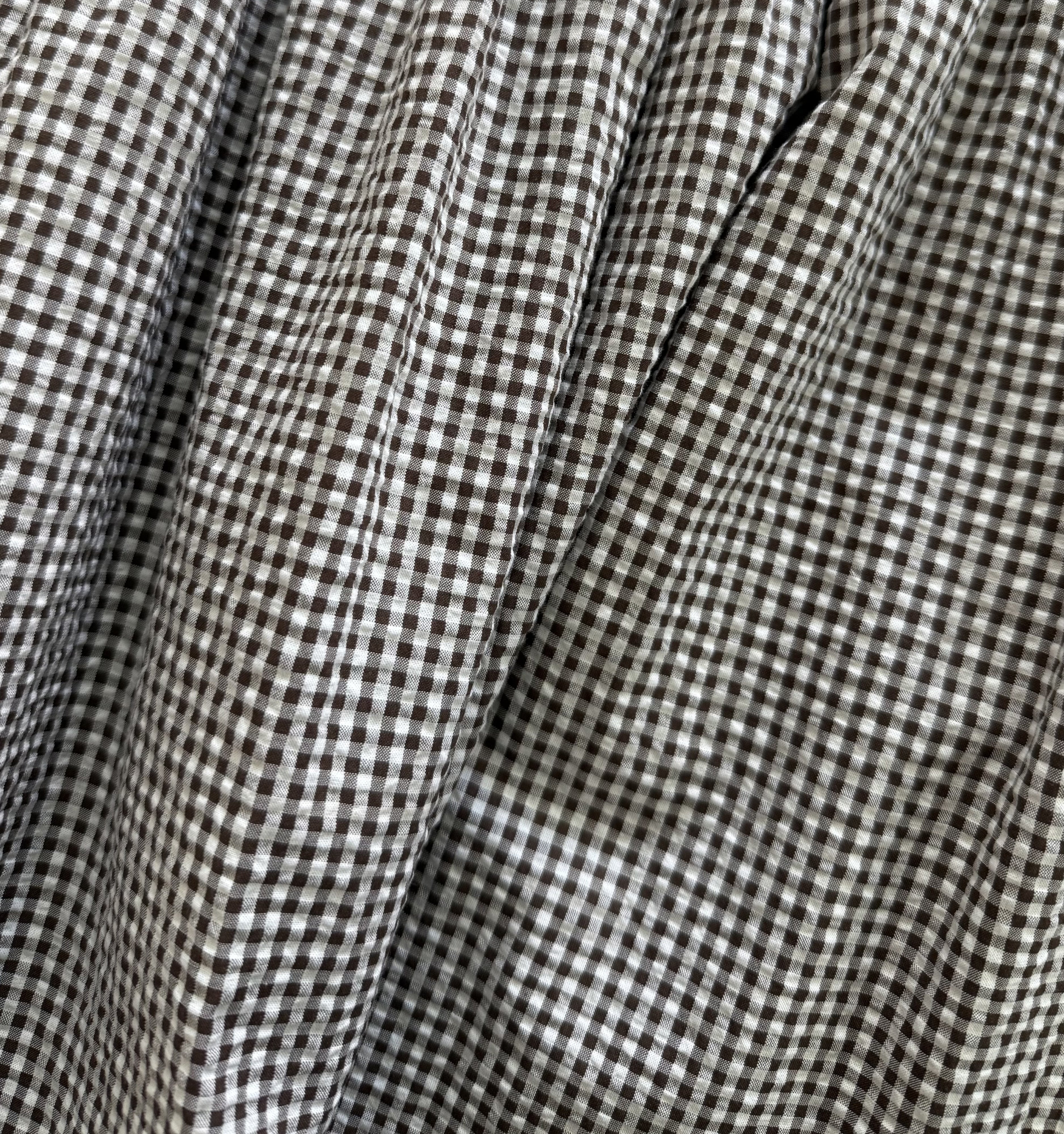 The June Nap Top - Chocolate Gingham