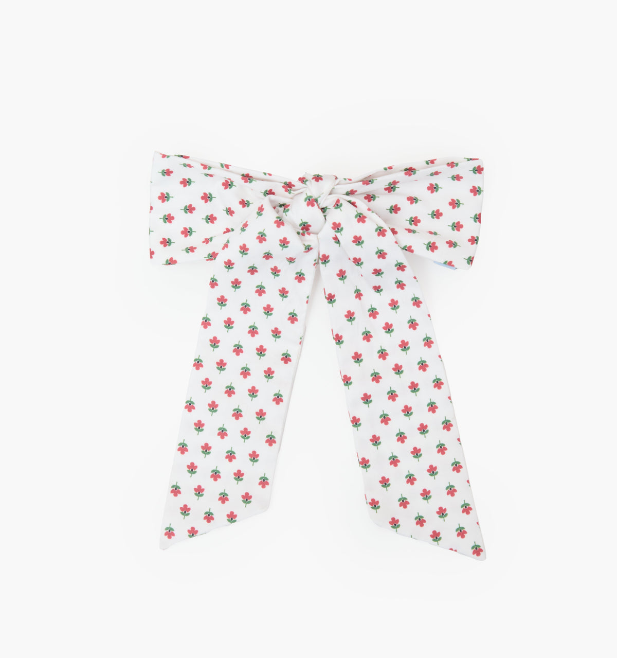 The Belle Bow - White Poppy Half Drop