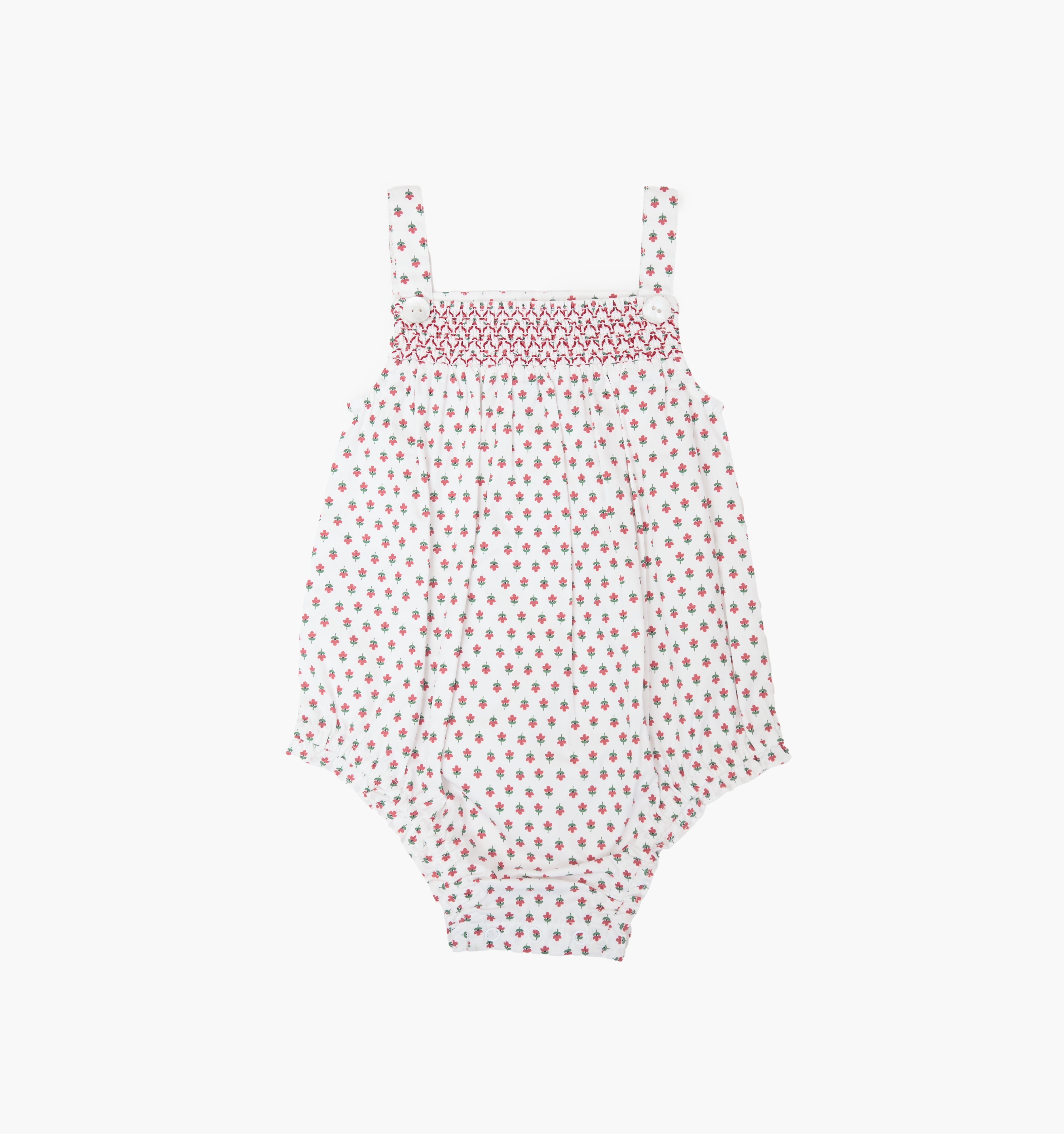 The Baby Arlo Bubble - White Poppy Half Drop