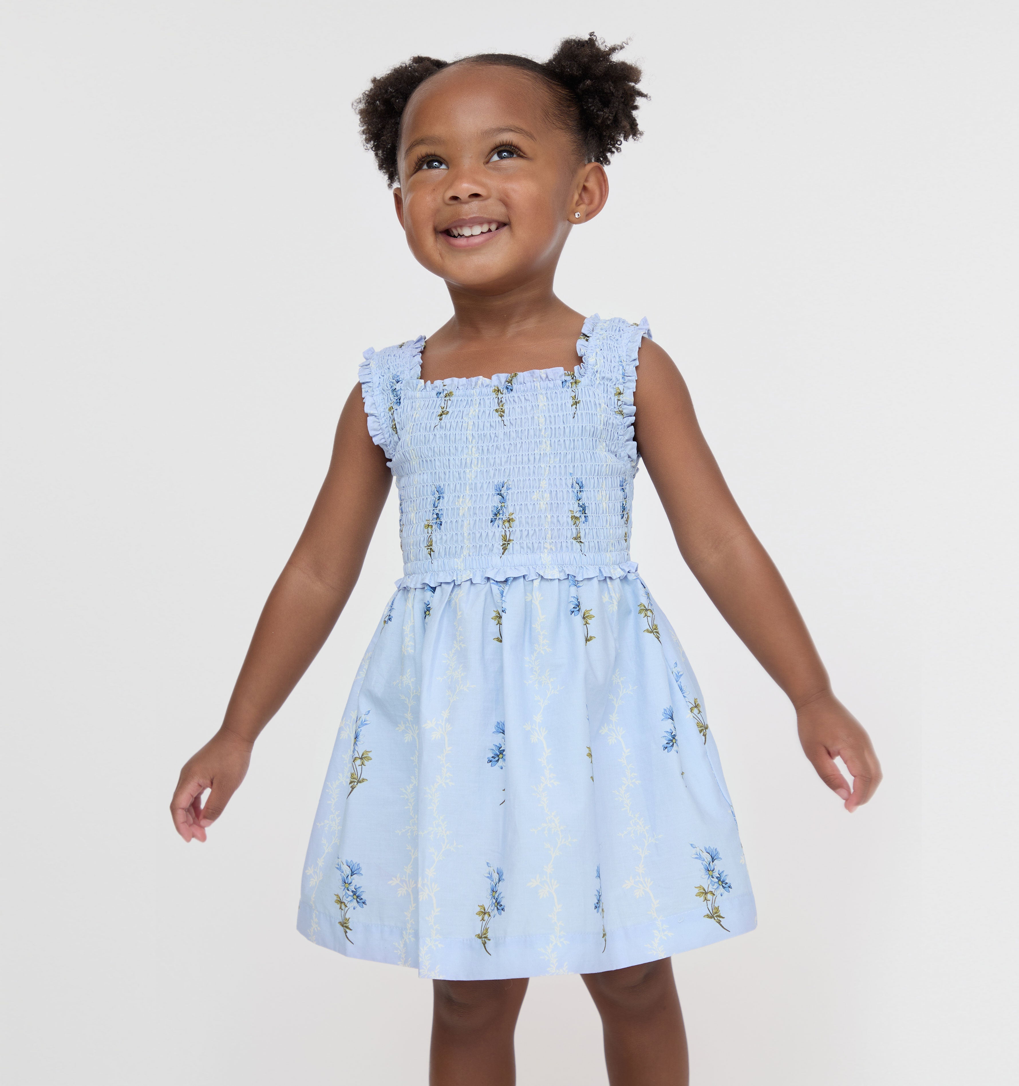The Baby Nora Nap Dress - Bluebell Waltz