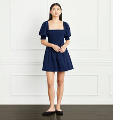 The Athena Nap Dress - Navy Crepe