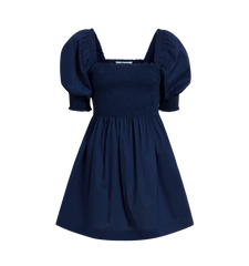 The Athena Nap Dress - Navy Cotton