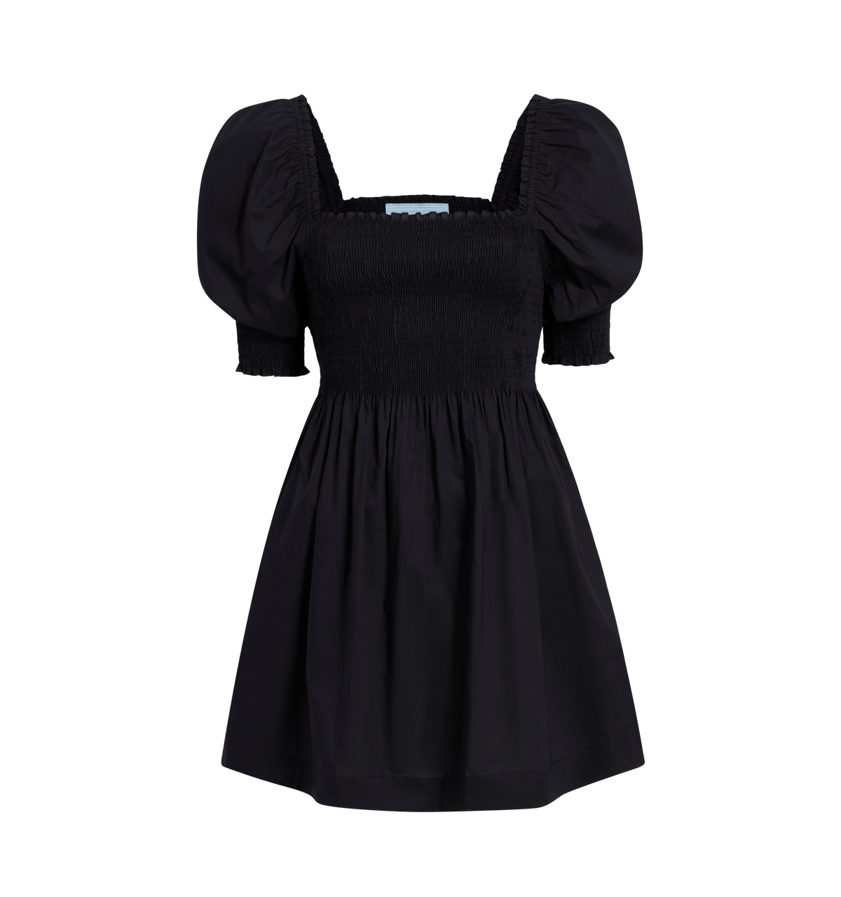 The Athena Nap Dress - Black Cotton