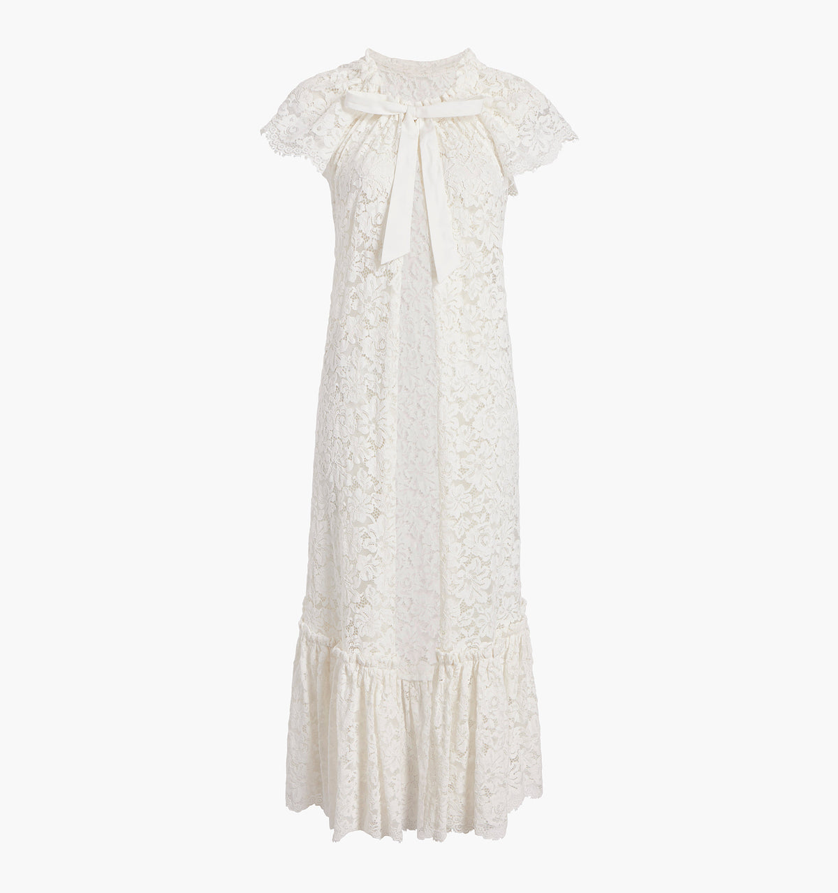 The Lace Coco Duster - White Fleur Lace