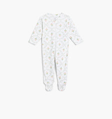 The Footie Pajama - Pastel Trellis