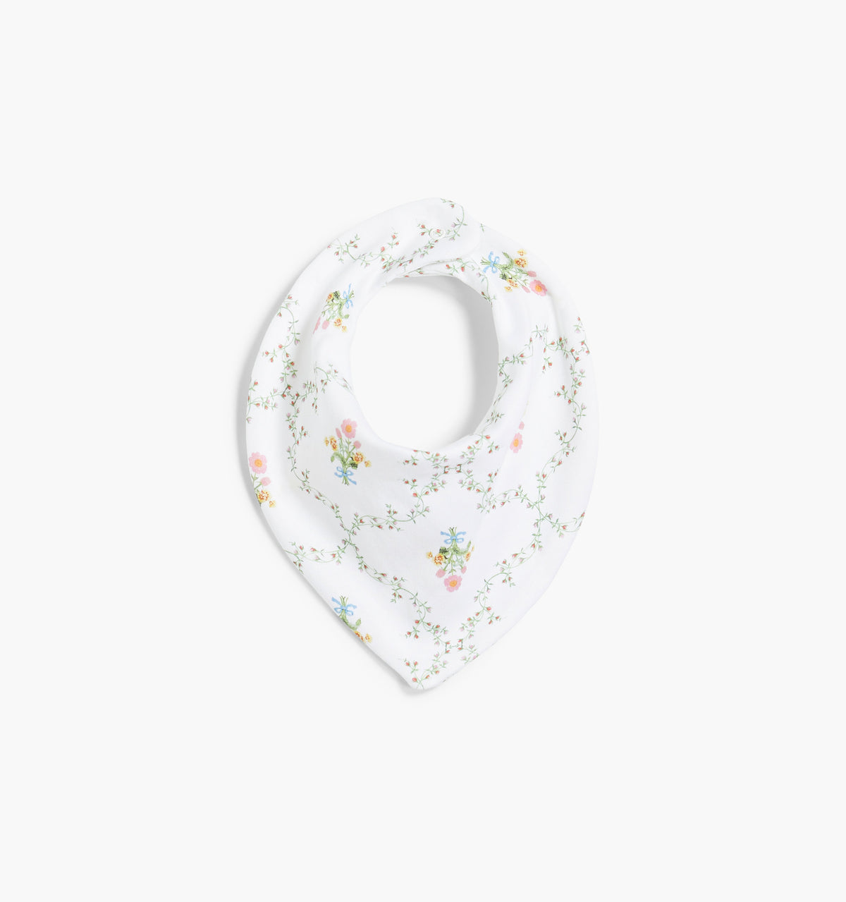 The Bandana Bib - Pastel Trellis