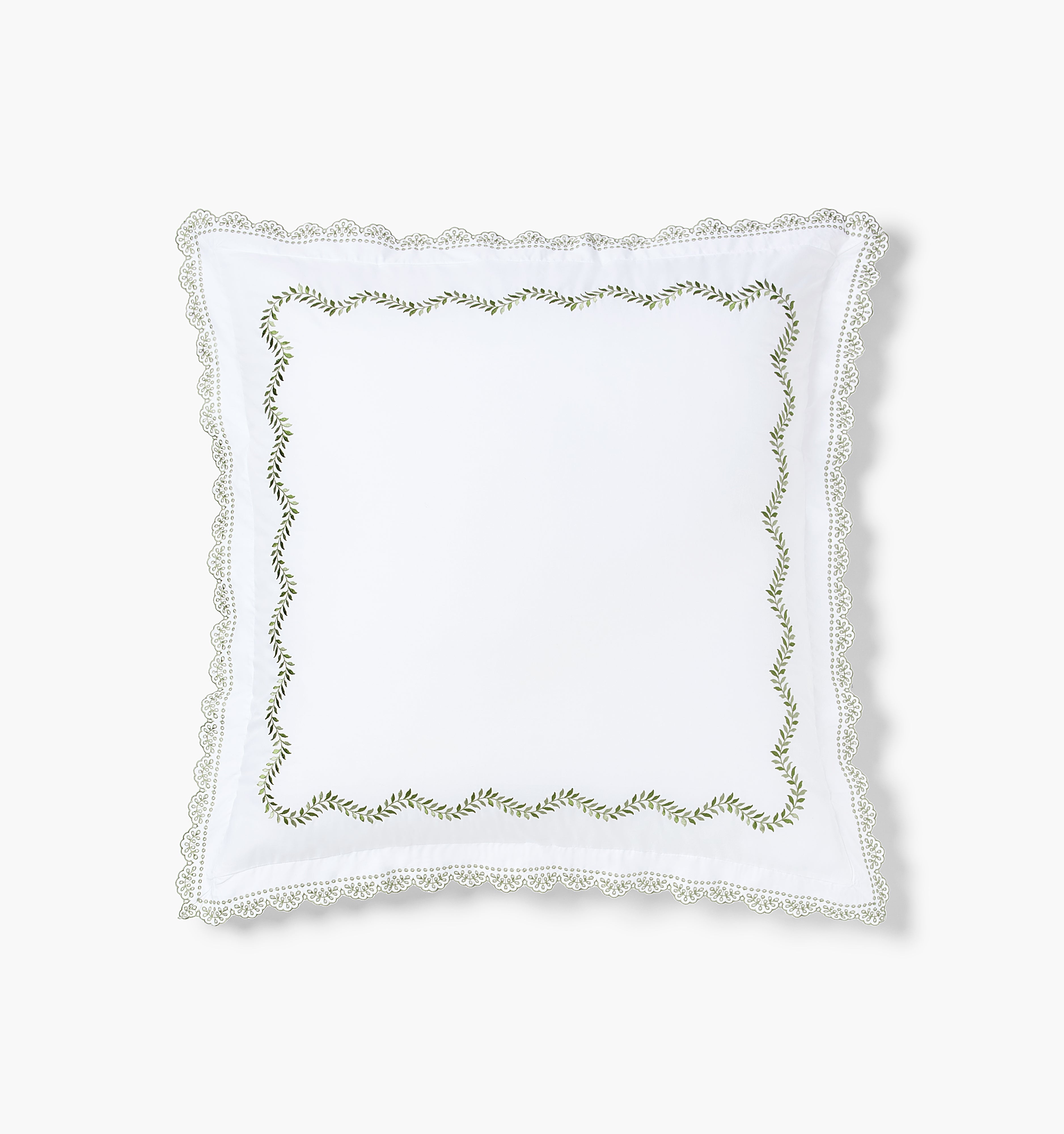 The Euro Sham - Apple Green Sloane