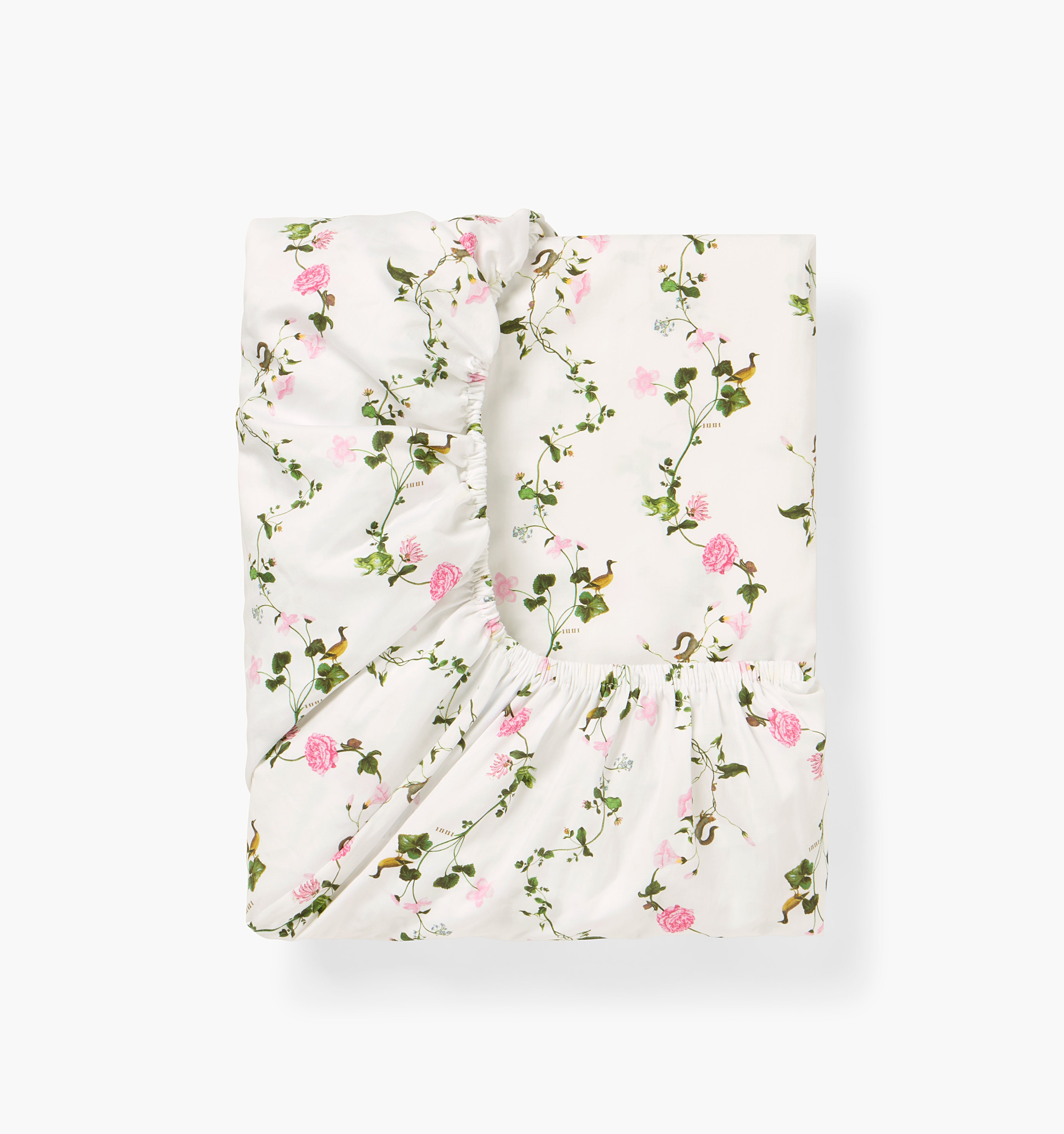 The Crib Sheet - Pink Pond Floral