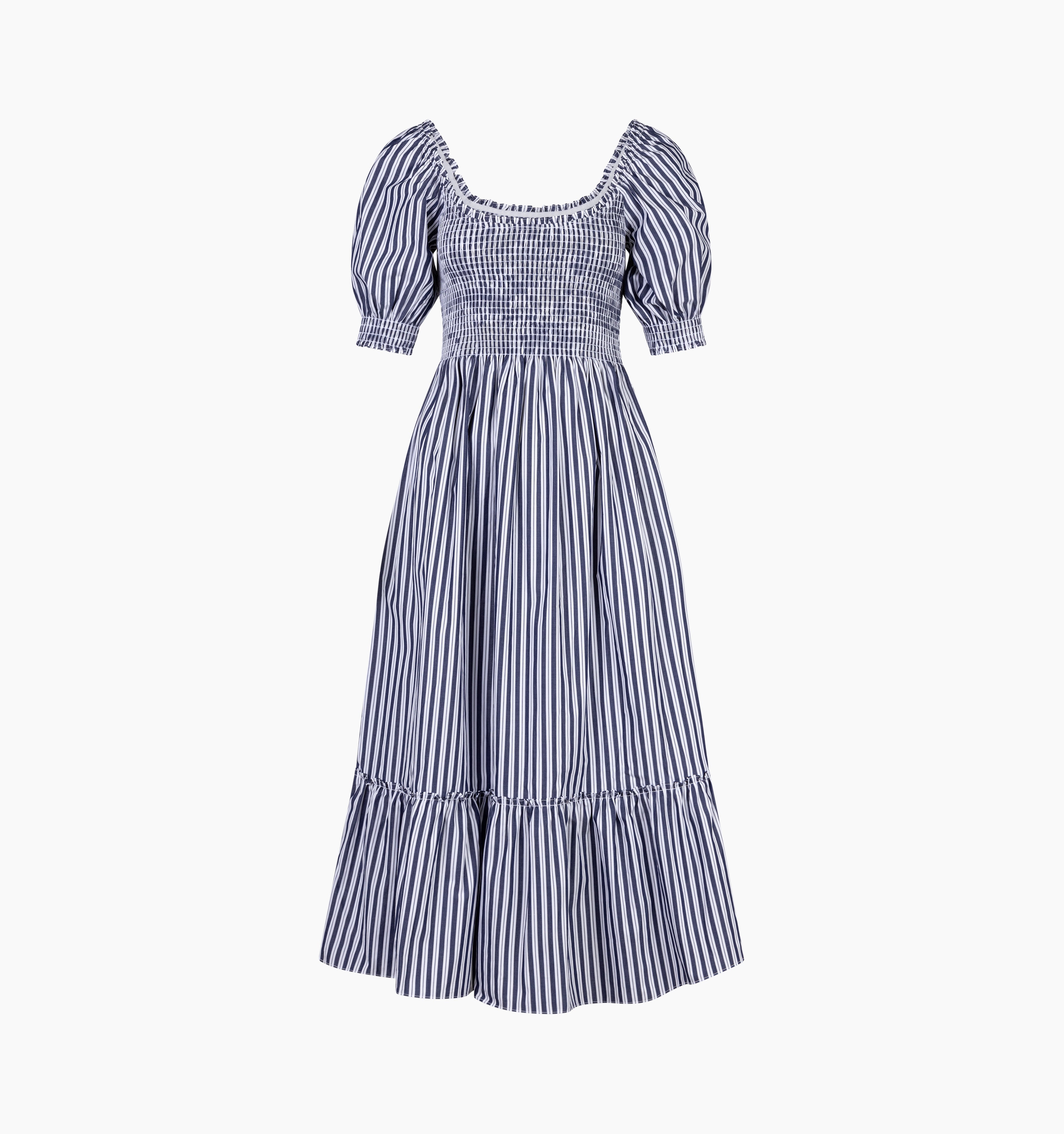 The Louisa Nap Dress - Navy Stripe