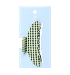 The Hill House x Wet Brush Large Claw Clip - Emerald Gingham