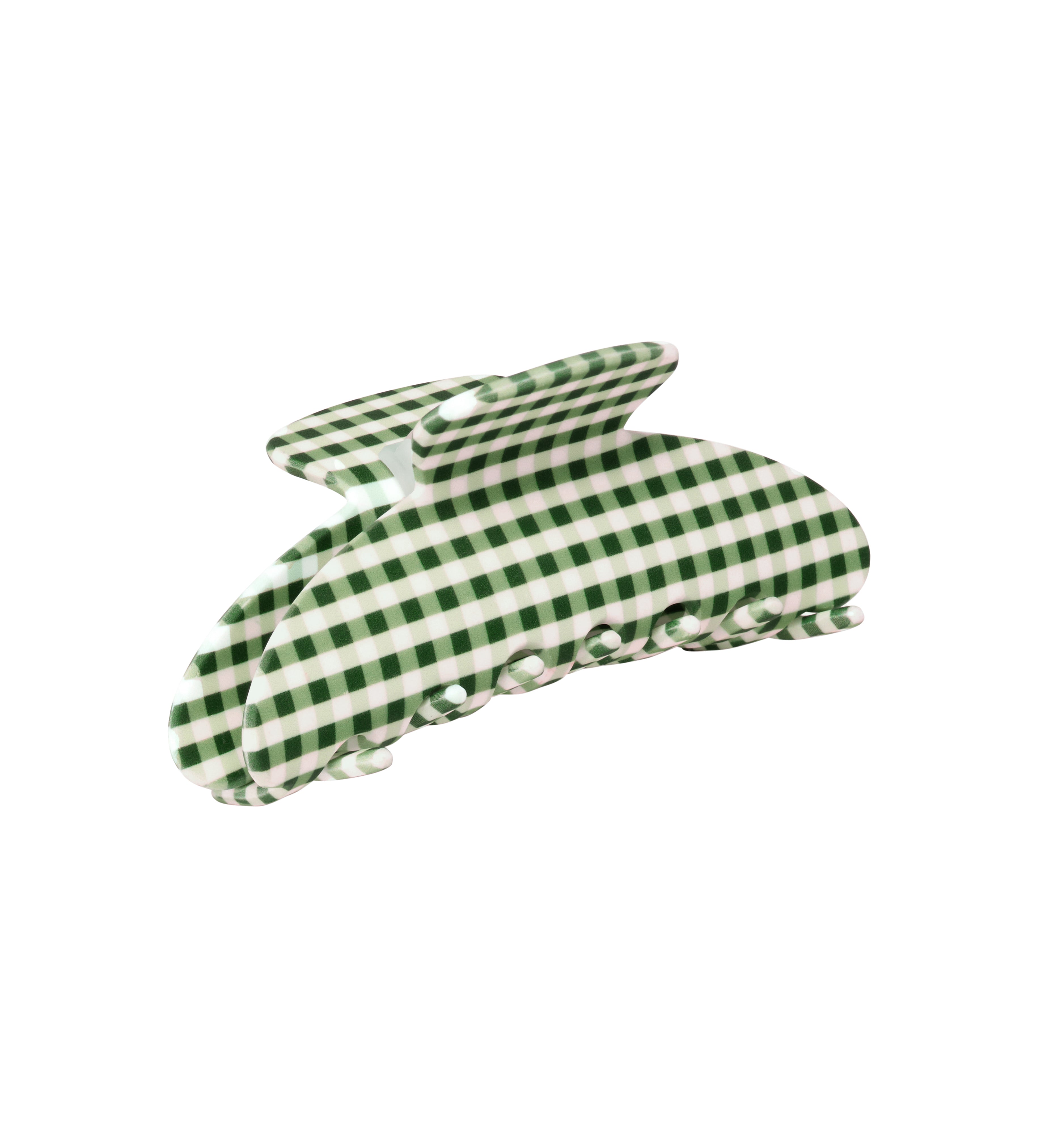 The Hill House x Wet Brush Large Claw Clip - Emerald Gingham