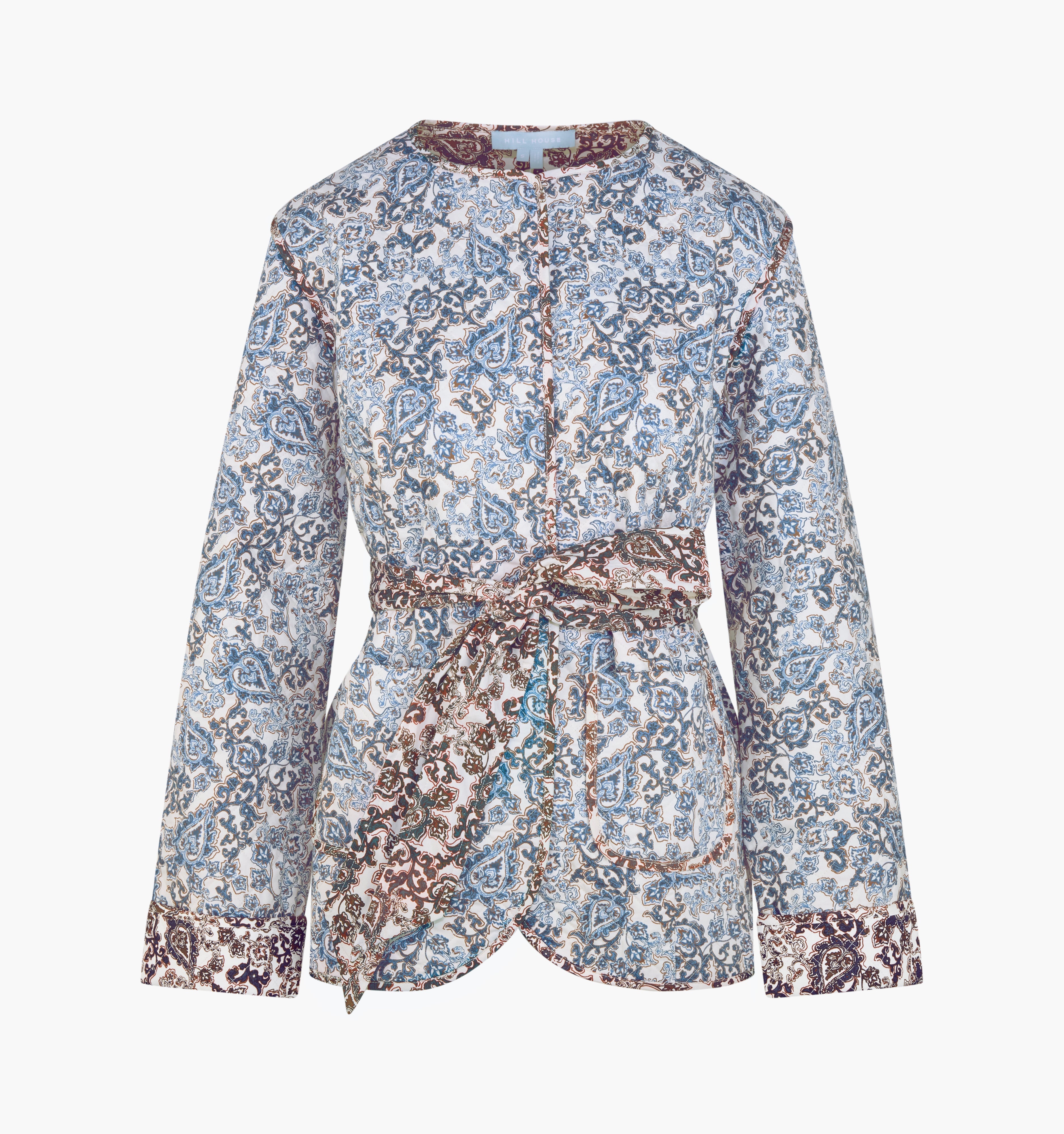 The Aspen Jacket - Chedworth Paisley Blue