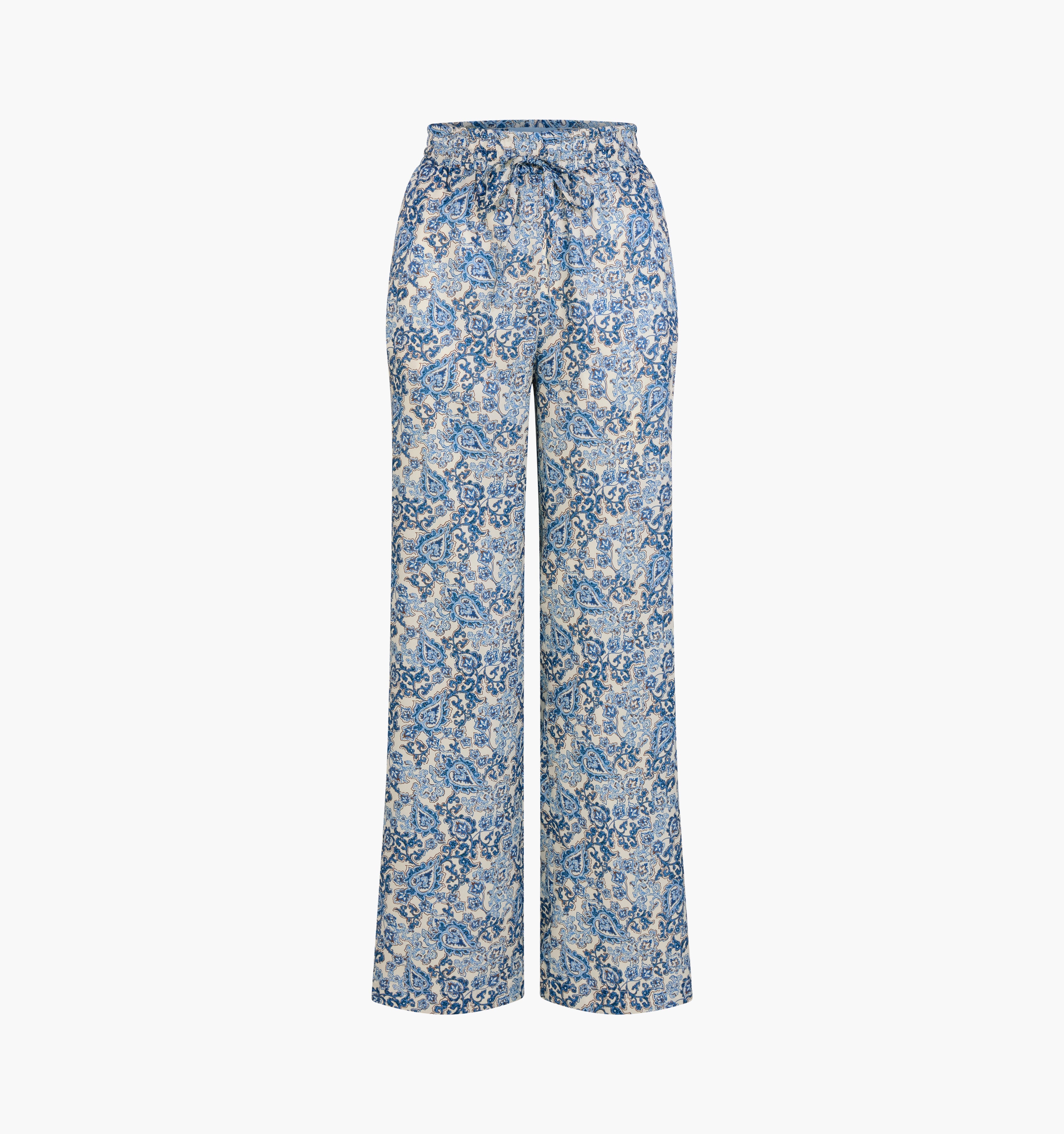 The Maxime Pant - Chedworth Paisley Blue