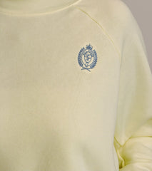 The Cropped Sweatshirt - Butter Yellow