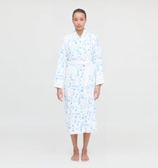 The Hotel Robe - Blue Botanical