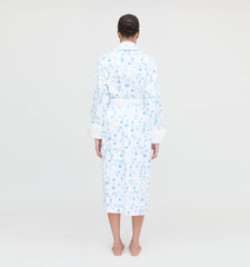 The Hotel Robe - Blue Botanical