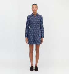 The Mira Dress - Navy Cala Paisley