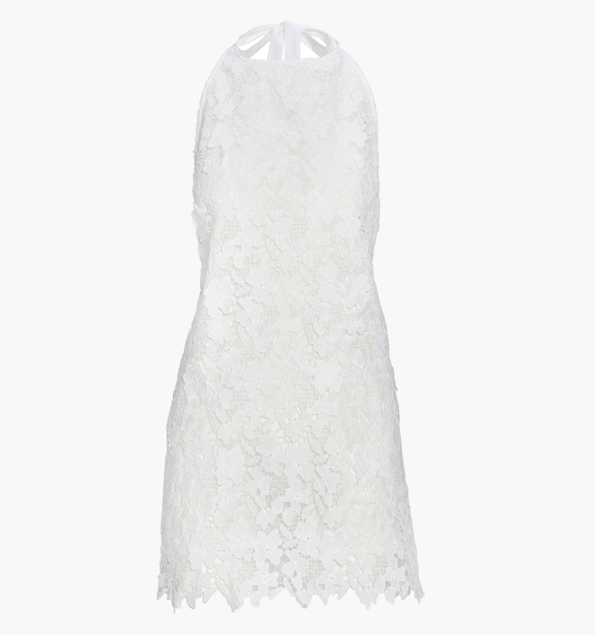 The Sasha Dress - White Floral Lace