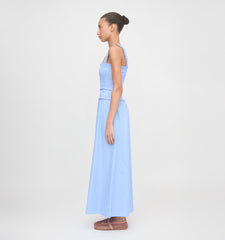 The Azalea Maxi Nap Dress - Blue Stripe