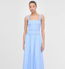 The Azalea Maxi Nap Dress - Blue Stripe