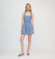 The Azalea Mini Nap Dress - Cornflower Ditsy Thistle