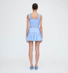The Chelsea Skirt - Blue Stripe