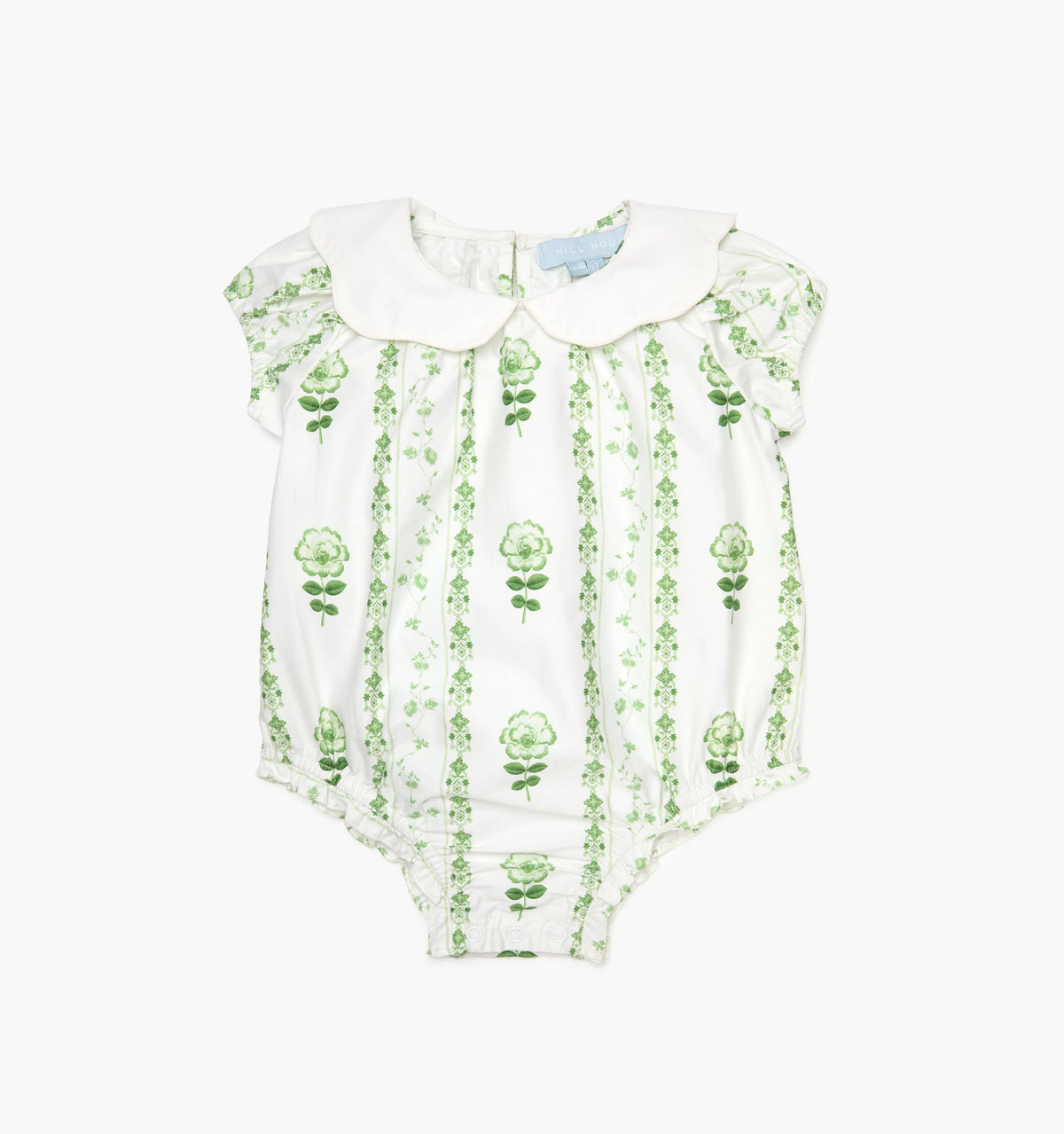 The Baby Nova Bubble - White/Green Arcadia Border