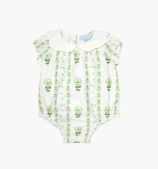 The Baby Nova Bubble - White/Green Arcadia Border