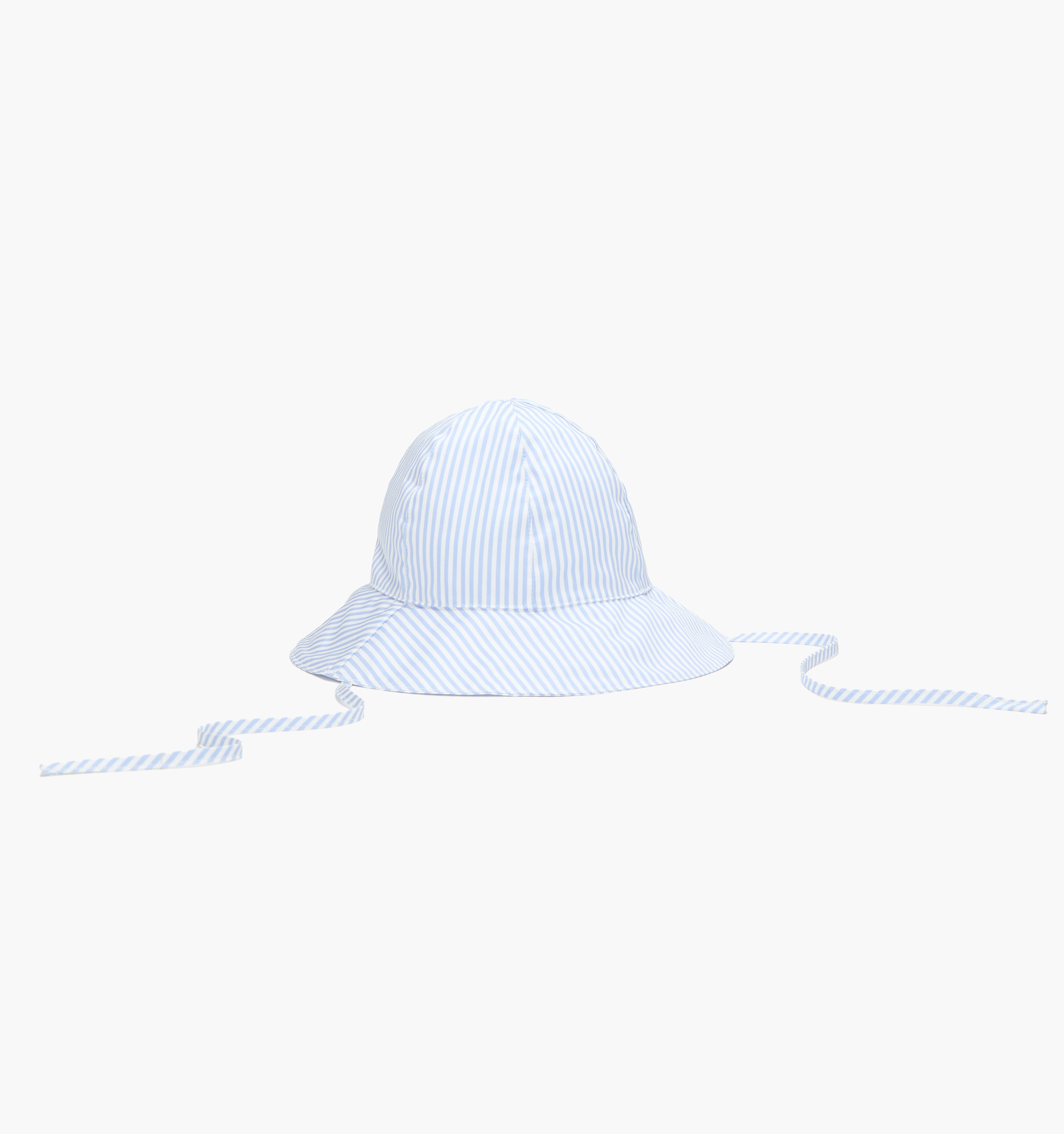 The Baby Sunhat - Blue/White Stripe
