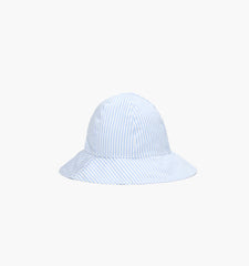 The Baby Sunhat - Blue/White Stripe