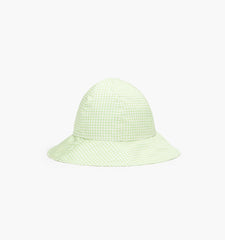 The Baby Sunhat - Lime Gingham