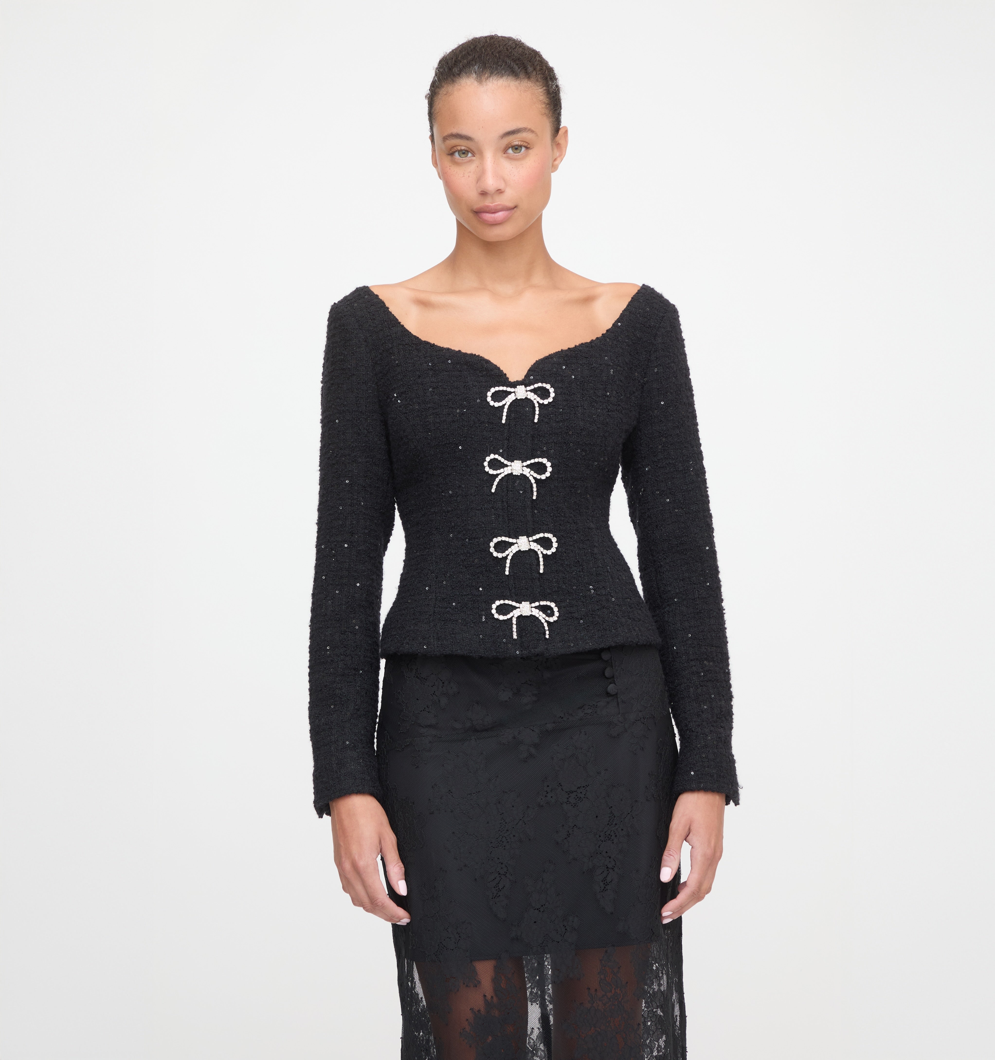 The Lark Skirt - Black Lace