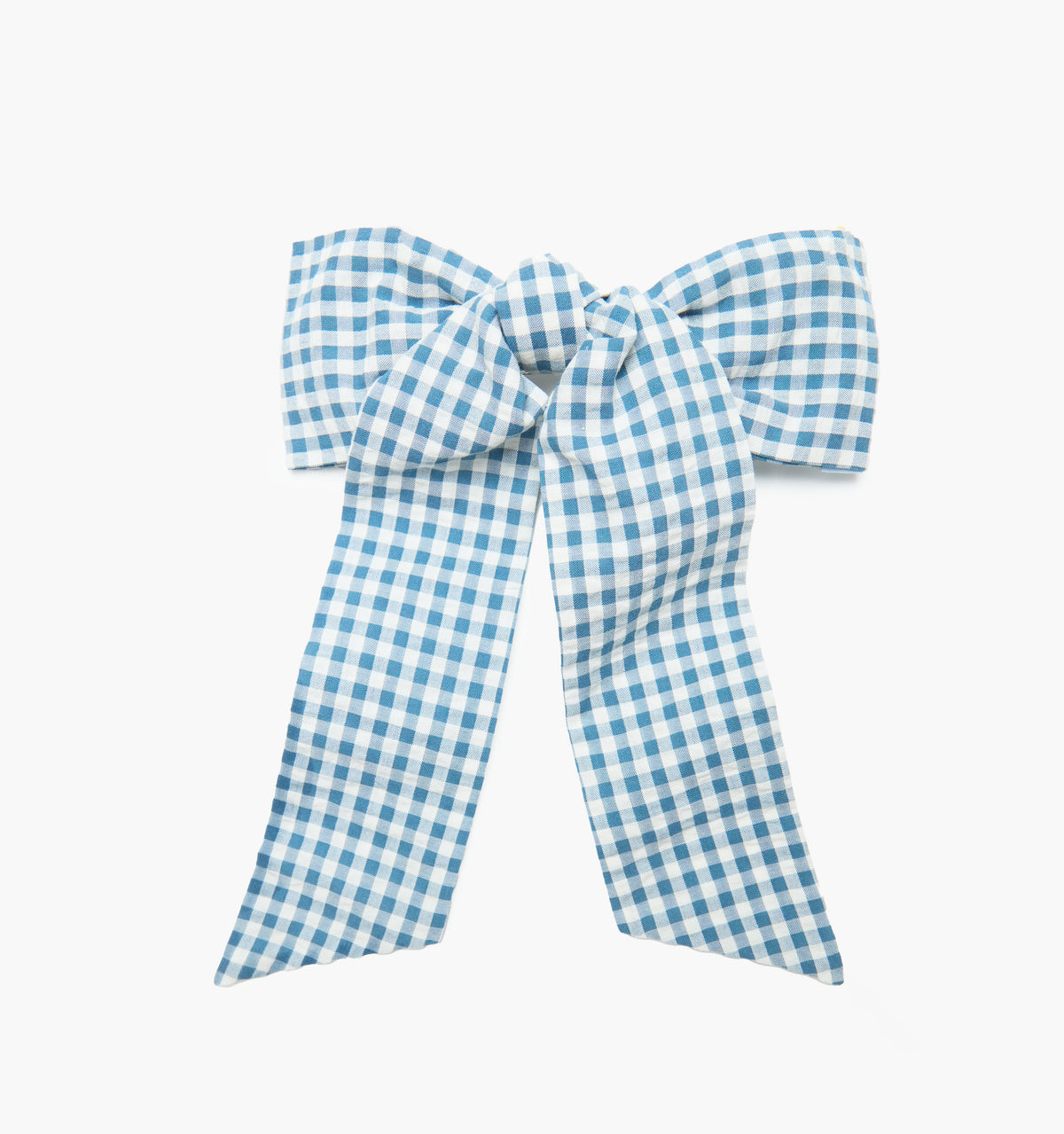 The Belle Bow - Lagoon Gingham