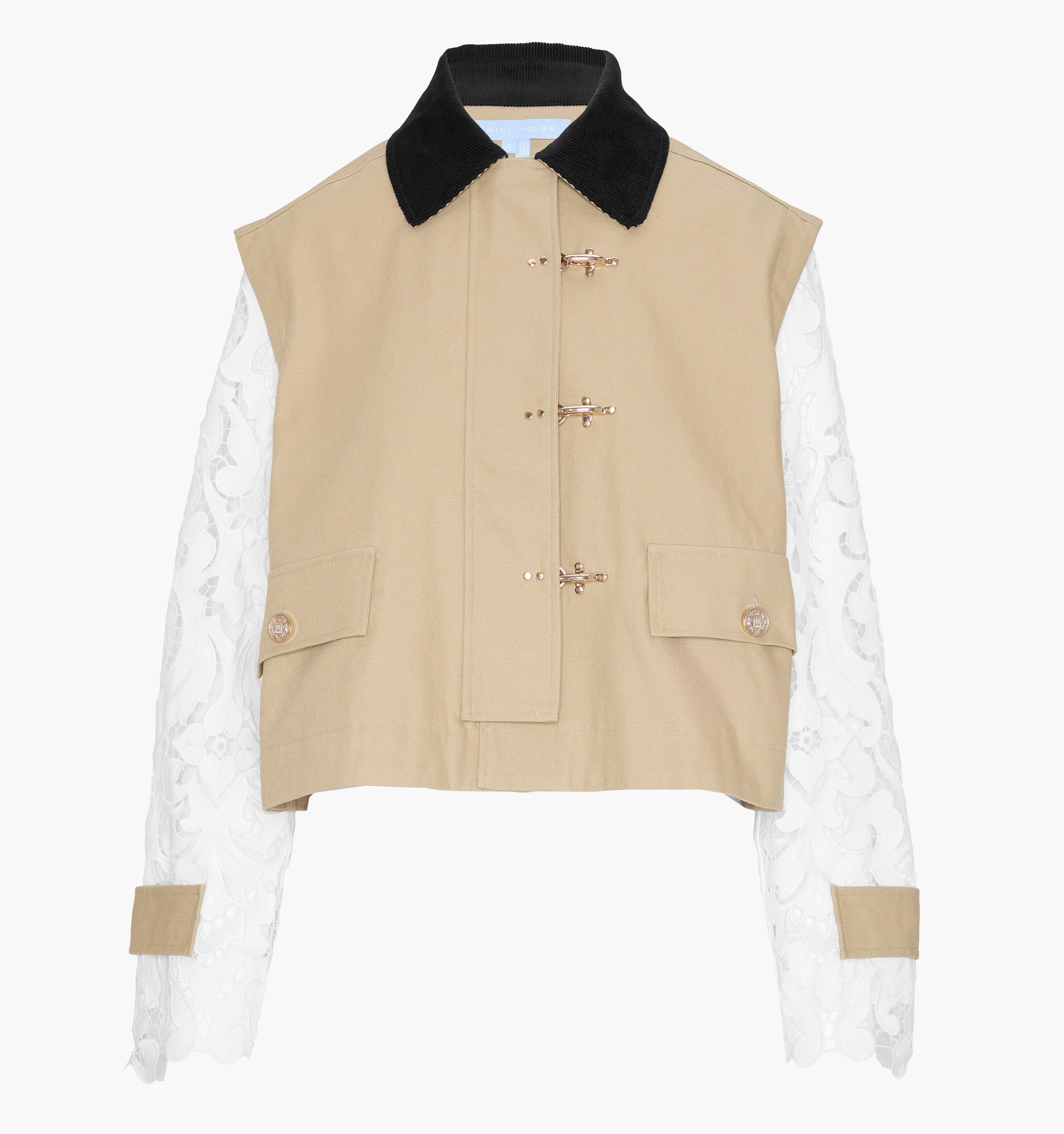 The Clarisse Jacket - Khaki Canvas