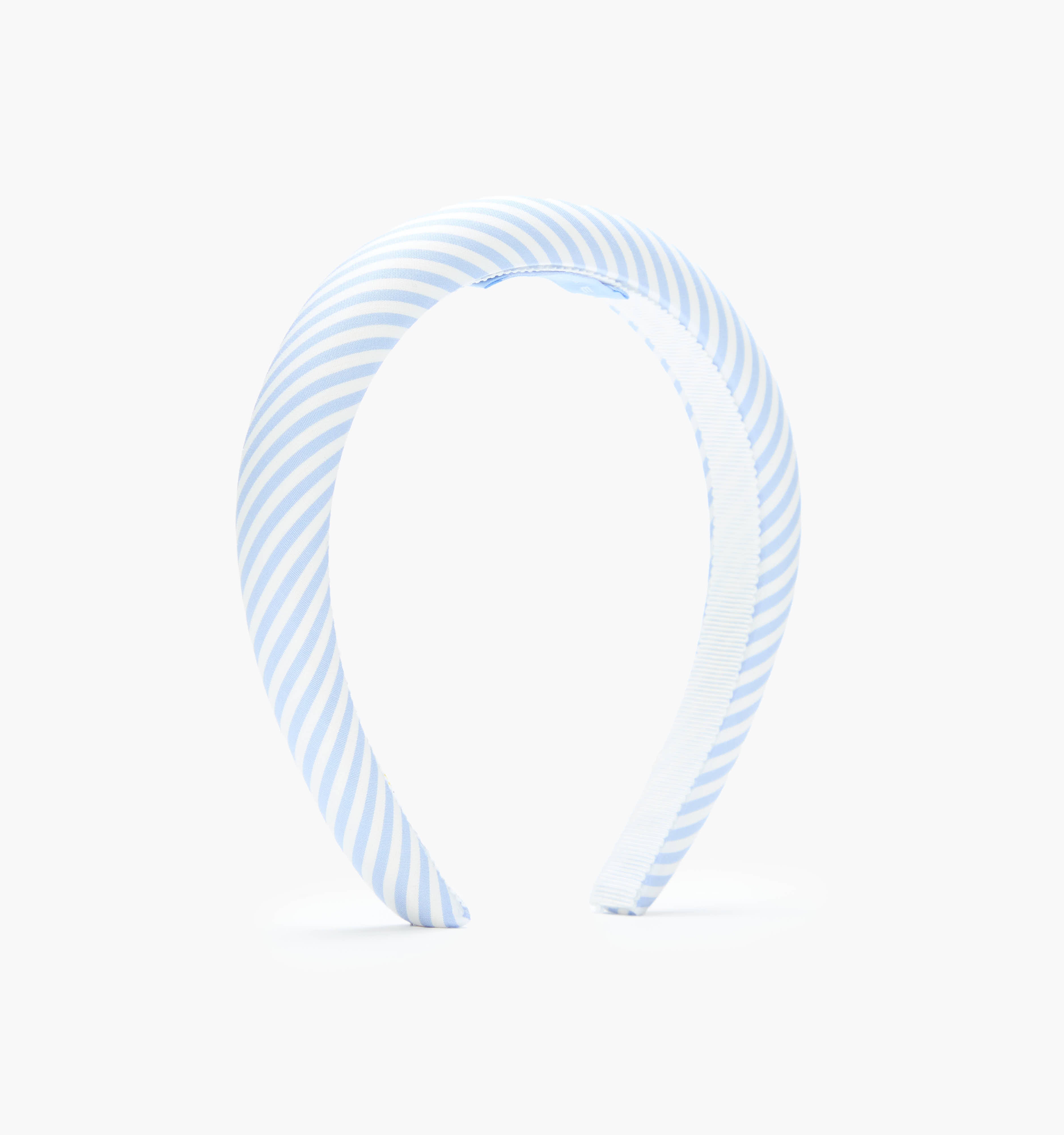 The Cleo Headband - Blue/White Stripe